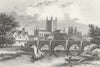 HEREFORD. Herefordshire. DUGDALE c1840 old antique vintage print picture