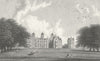 WARCS. Aston Hall, Warwickshire. Westall 1830 old antique print picture