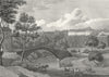 CHESHIRE. Dukinfield Lodge. Stockport. Aikin 1795 old antique print picture