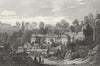 STAFFS. Soho, Nineveh Rd. West 1830 old antique vintage print picture