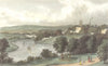 CHESHIRE. Chester, from Barrelwell Hill. Westall 1830 old antique print