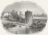 CHESHIRE. Water tower, Chester. Hughes 1856 old antique vintage print picture