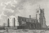 BEDS. Dunstable Priory, Bedfordshire. Grose 1783 old antique print picture