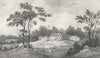 STAFFS. Dove Cliff, Thornville. West Sheep 1830 old antique print picture
