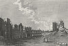 STAFFS. Dudley Castle, Staffordshire. Grose 1783 old antique print picture