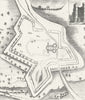 BERKS. Plan Donnington Castle. Grose. 18C 1795 old antique print picture