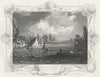 BUCKS. Suspension bridge, Gt Marlow. Tombleson 1830 old antique print picture