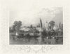 BERKS. Bray, Bucks. Tombleson 1830 old antique vintage print picture