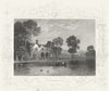 BUCKS. Medmenham Abbey. Tombleson 1830 old antique vintage print picture