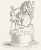 BERKS. Equestrian group Ascot Gold Cup, 1836 1836 antique print picture