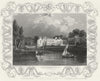BERKS. Lady Place, Hurley. Tombleson Boats 1840 old antique print picture
