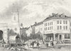 LICHFIELD. Birthplace of Dr Johnson, Staffordshire. DUGDALE 1835 old print
