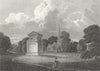 BUCKS. Stoke Church. Powell Animals 1808 old antique vintage print picture