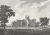 BERKS. Bisham Abbey. Grose Antiquities of 1783 old antique print picture
