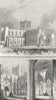 CHESTER. Cathedral south Porch Lady Chapel. Bentley 1860 old antique print