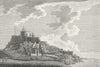 JERSEY. Mont Orgueil Castle. Druid Temples Elizabeth 1783 old antique print