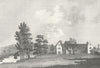 BUCKS. Medmenham Abbey Henley, Thames. Grose. 18C 1795 old antique print