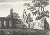 BUCKS. Burnham Abbey. Grose. 18C 1795 old antique vintage print picture