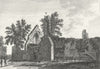BUCKS. Burnham Abbey. Grose. 18C 1795 old antique vintage print picture