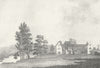 BUCKS. Medmenham Abbey Henley, Thames. Grose. 18C 1795 old antique print