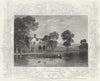BUCKS. Medmenham Abbey. Tombleson 1840 old antique vintage print picture