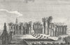 SOMT. Glastonbury, Abbey. Lackington 1804 old antique vintage print picture
