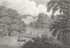 SHROPS. Leasowes(Hamilton)Salop. Beauties 1811 old antique print picture