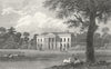 SHROPS. Porkington. West, horses Deer Sheep 1830 old antique print picture