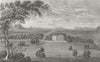 SHROPS. Longford Hall, Ralph Leek. West 1830 old antique vintage print picture