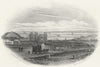 CAERNARFON. Beddgelert Rd. Castle Boats Coach 1850 old antique print picture