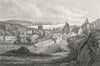 WALES. Bangor. Wales Caernarfonshire. Storer 1817 old antique print picture