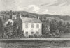 BANGOR. Episcopal Palace. Wales Caernarfonshire.  1817 old antique print