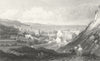 WALES. Bangor, Caernarfonshire. Gastineau 1831 old antique print picture