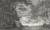 CAERNARFONSHIRE. Rhaeadr Ewynnol, Capel Curig.  c1831 old antique print