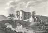 WALES. Brecknock Castle. Brecon. Grose 1795 old antique vintage print picture