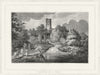 WALES. Brynllys Castle. Brecon 1830 old antique vintage print picture