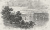 WALES. Menai Straits. Anglesea. bridge Title frontis c1831 old antique print
