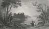 WALES. Conwy Castle. Gastineau 1831 old antique vintage print picture