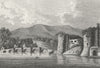 WALES. Cardigan Castle. Grose. Strata 1783 old antique vintage print picture