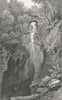 CARDIGANSHIRE. Pont-y-Monach, Devil's bridge. Devils c1831 old antique print