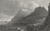 WALES. Remains Dyserth Castle, Flintshire. Gastineau 1831 old antique print