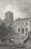 WALES. St Winefride's well, Flintshire. Gastineau 1831 old antique print