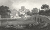 WALES. St Asaph, Flintshire. Gastineau 1831 old antique vintage print picture
