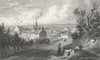 WALES. Flint. Gastineau 1831 old antique vintage print picture