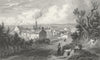 WALES. Flint. Gastineau 1831 old antique vintage print picture