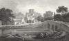 WALES. St Asaph, Flintshire. Gastineau 1831 old antique vintage print picture