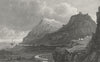 WALES. Remains Dyserth Castle, Flintshire. Gastineau 1831 old antique print