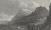 WALES. Remains Dyserth Castle, Flintshire. Gastineau 1831 old antique print
