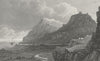 WALES. Remains Dyserth Castle, Flintshire. Gastineau 1831 old antique print