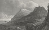 WALES. Remains Dyserth Castle, Flintshire. Gastineau 1831 old antique print